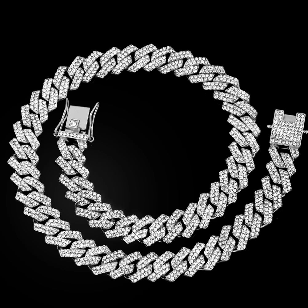 20-Inch Double-Drain Cuban Chain