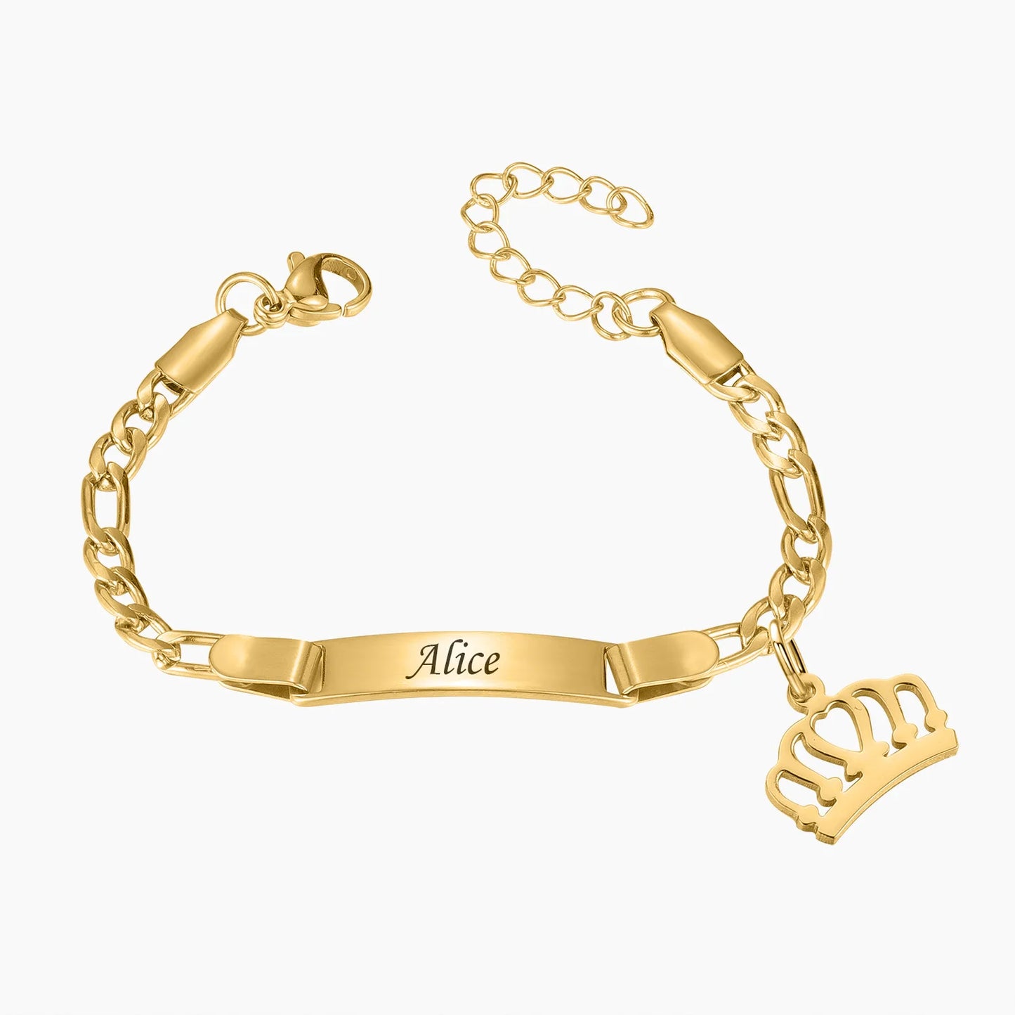 Personalized Gold Baby Bracelet Custom Any Name