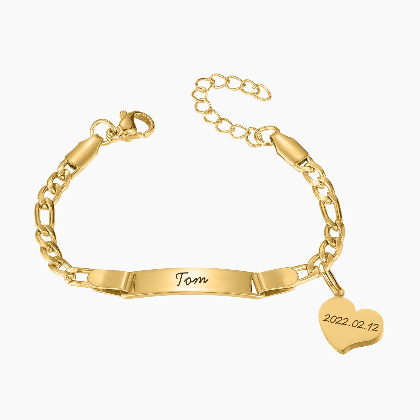 Personalized Gold Baby Bracelet Custom Any Name