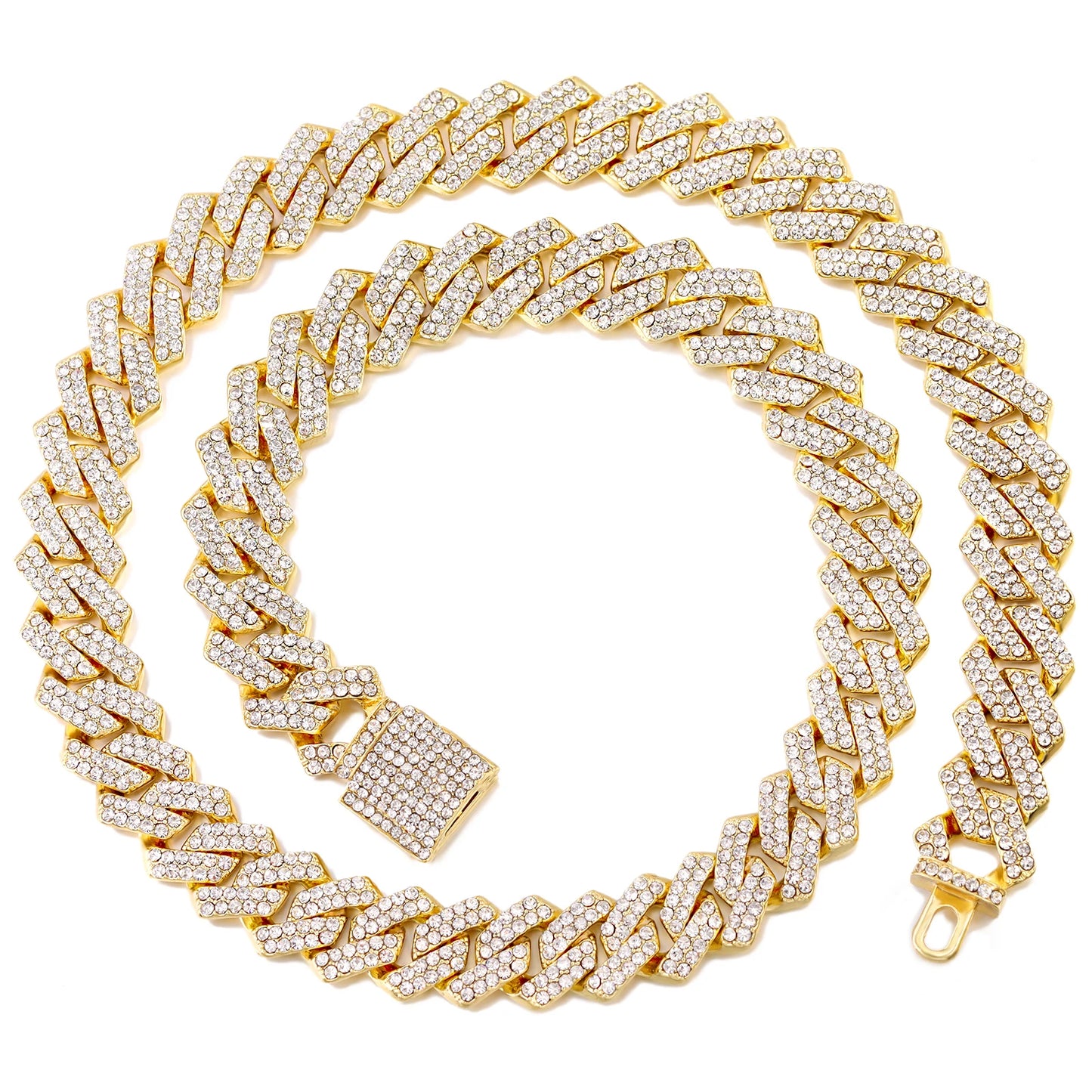 20-Inch Double-Drain Cuban Chain