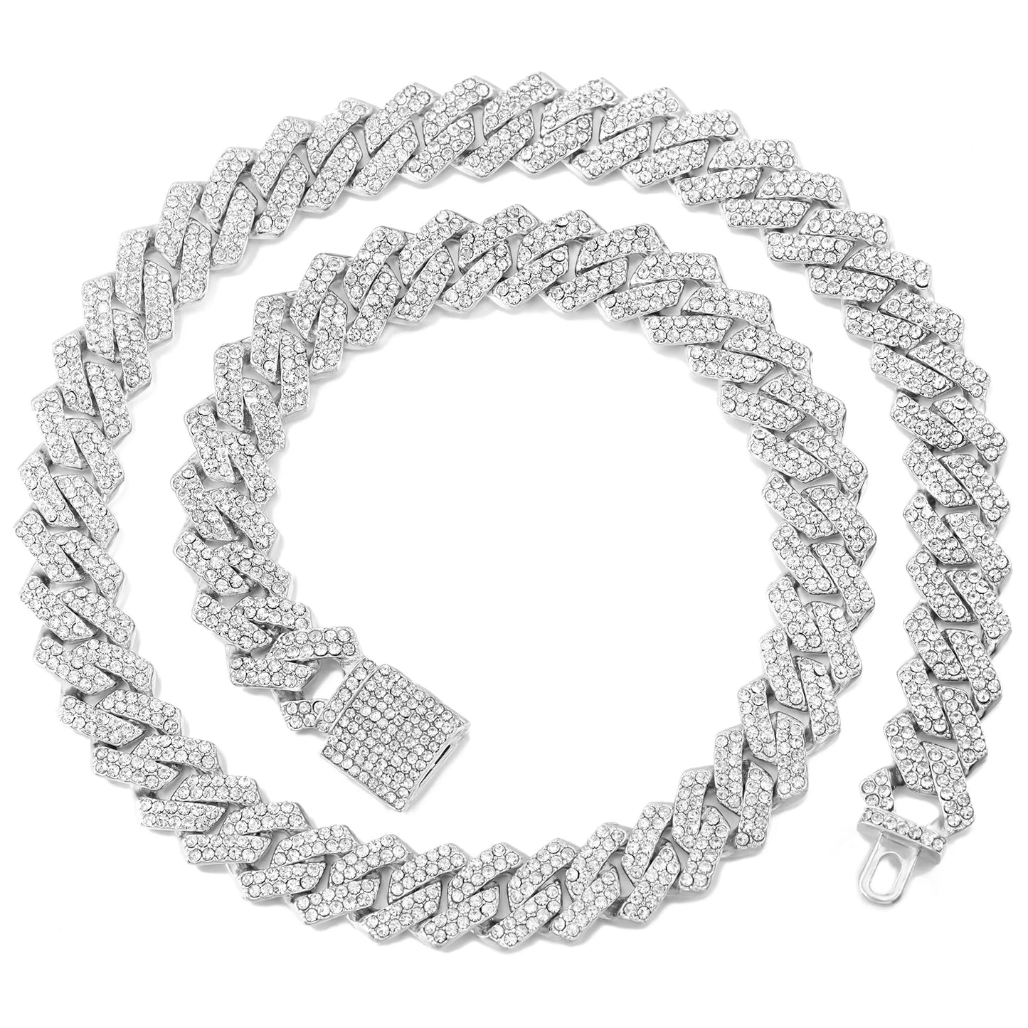 20-Inch Double-Drain Cuban Chain