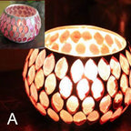 Majorelle Mosaic Glass Candle Holder