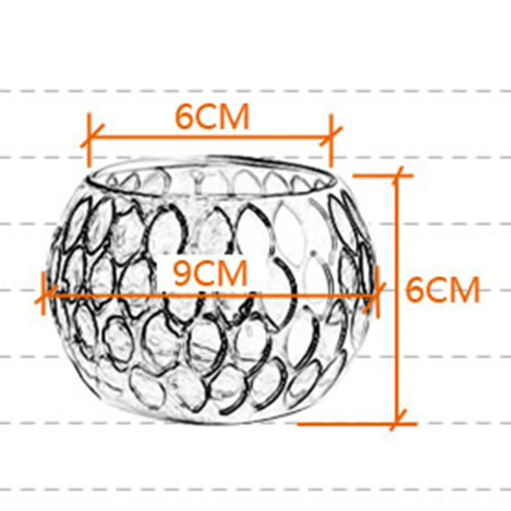 Majorelle Mosaic Glass Candle Holder