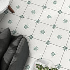 Majorelle minimalist style tiles stickers