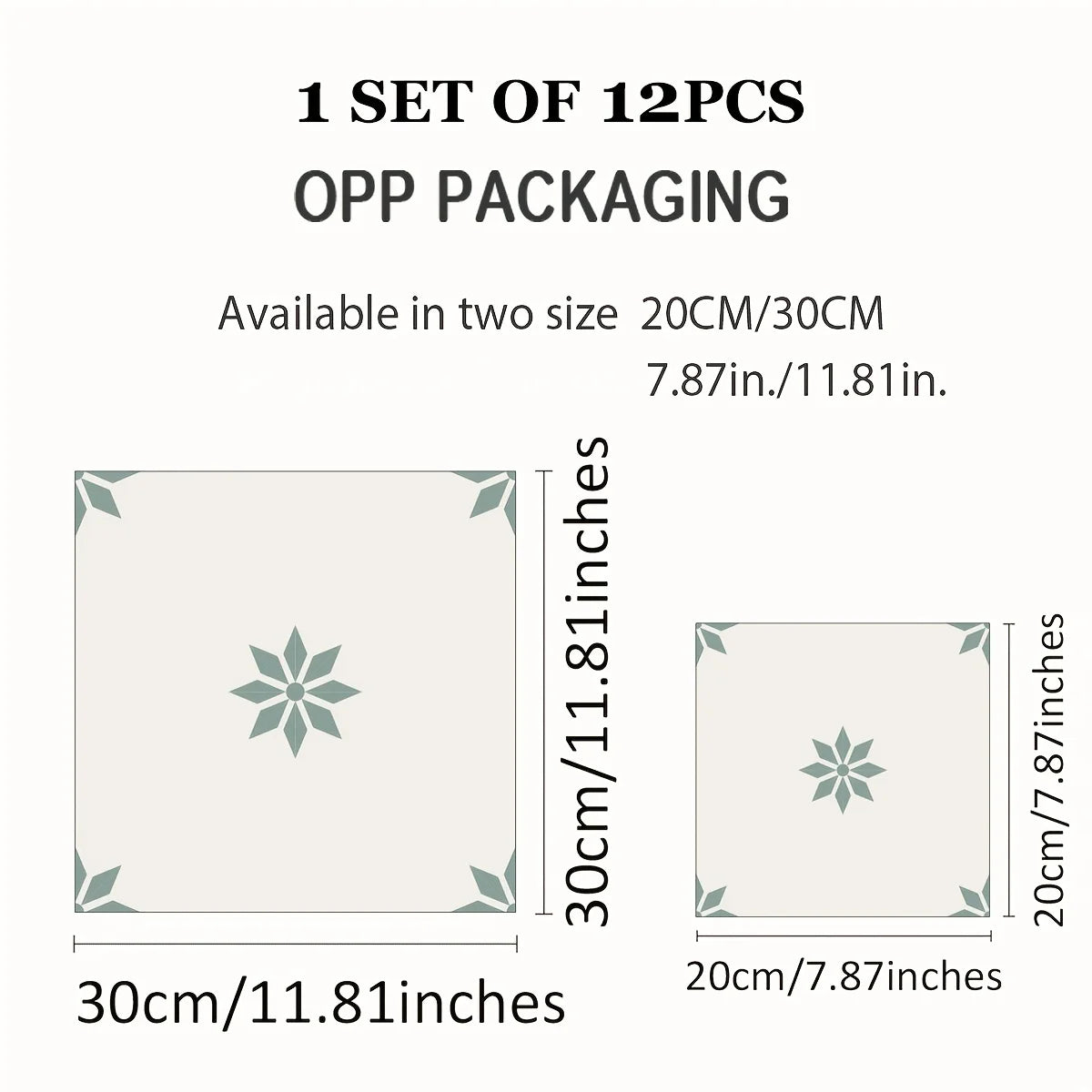 Majorelle minimalist style tiles stickers