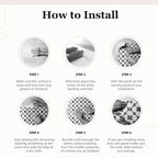 Majorelle minimalist style tiles stickers