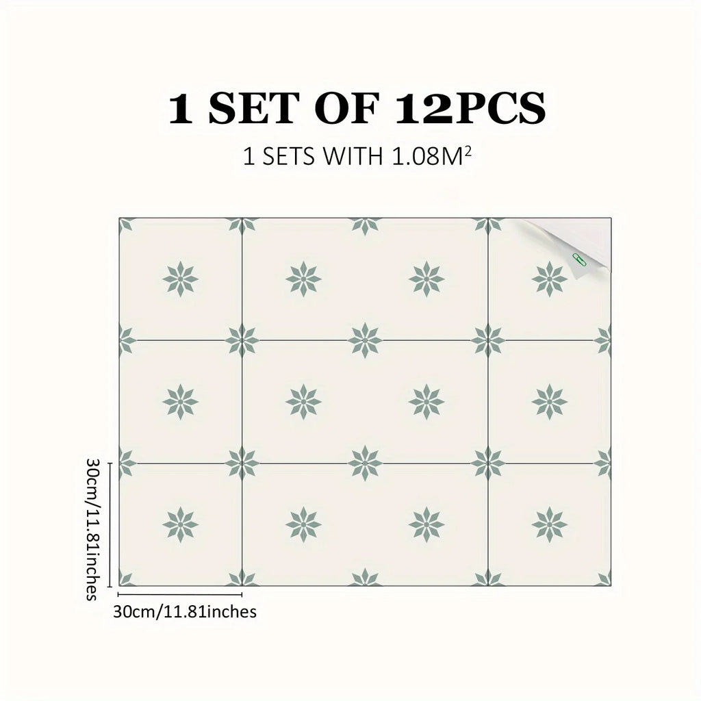 Majorelle minimalist style tiles stickers