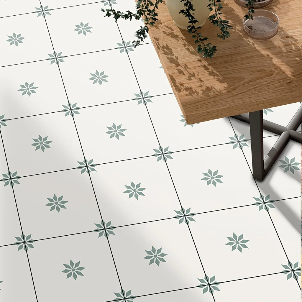 Majorelle minimalist style tiles stickers