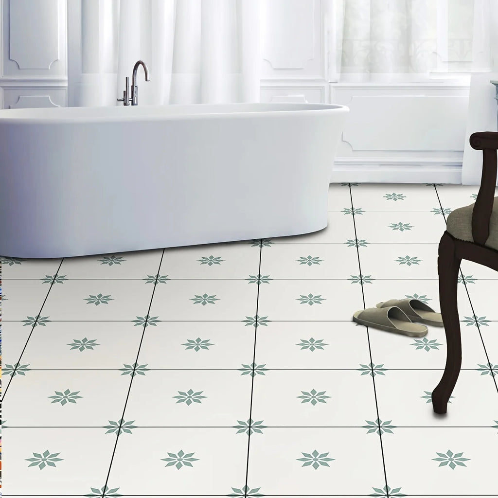 Majorelle minimalist style tiles stickers