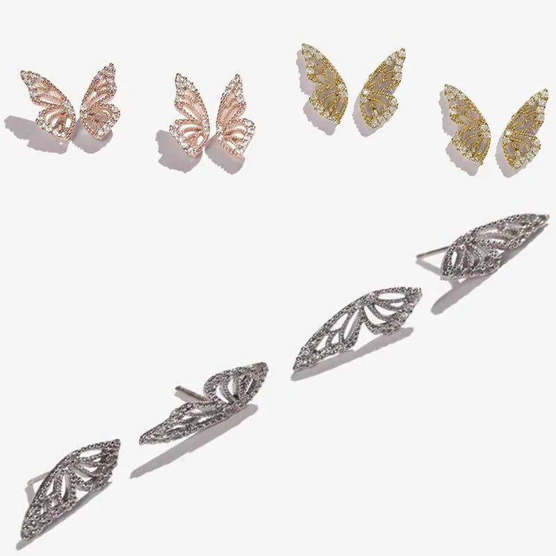 Majorelle Butterfly Wing Stud Earrings
