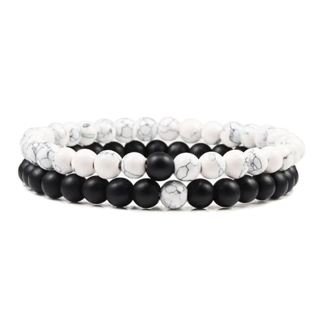 Majorelle Tiger Eye Beads Bracelets